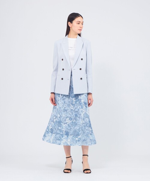 EPOCA(エポカ)の「【24 TWENTY FOUR JACKET】 ダブルブレストジャケット(テーラードジャケット・レディース・ブルー/ブラック・40/38)」の5枚目の写真