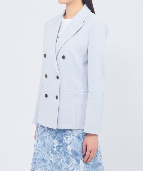 EPOCA(エポカ)の「【24 TWENTY FOUR JACKET】 ダブルブレストジャケット(テーラードジャケット・レディース・ブルー/ブラック・40/38)」の8枚目の写真
