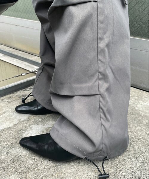 goocy（グーシー）の「イージーカーゴパンツ（その他パンツ・レディース・ブラック/チャコールグレー/カーキ/ホワイト・FREE）」の15枚目の写真