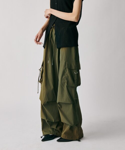 goocy（グーシー）の「イージーカーゴパンツ（その他パンツ・レディース・ブラック/チャコールグレー/カーキ/ホワイト・FREE）」の18枚目の写真