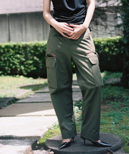 SLIT MILITARY PANTS（カーゴパンツ）｜KOWGA（コウガ）のファッション