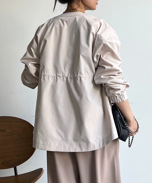 un dix cors（アンディコール）の「メモリータフタノーカラーブルゾン（ブルゾン・レディース・カーキ/ブラック/アイボリー・FREE）」の15枚目の写真