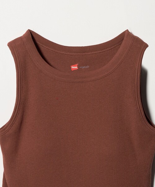 Steven Alan(スティーブンアラン)の「<Hanes>BRA AMERICAN SLEEVE/タンクトップ(タンクトップ・レディース・ブラック/ダークブラウン/ホワイト・FREE)」の8枚目の写真