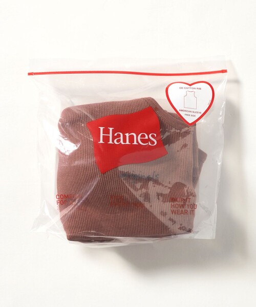 Steven Alan(スティーブンアラン)の「<Hanes>BRA AMERICAN SLEEVE/タンクトップ(タンクトップ・レディース・ブラック/ダークブラウン/ホワイト・FREE)」の13枚目の写真