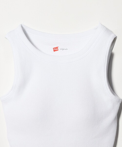 Steven Alan(スティーブンアラン)の「<Hanes>BRA AMERICAN SLEEVE/タンクトップ(タンクトップ・レディース・ブラック/ダークブラウン/ホワイト・FREE)」の14枚目の写真