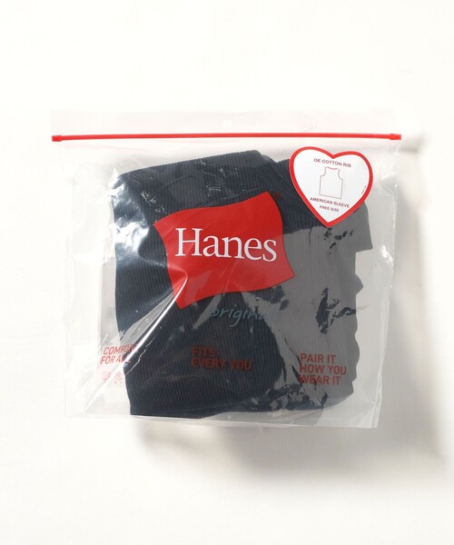 Steven Alan(スティーブンアラン)の「<Hanes>BRA AMERICAN SLEEVE/タンクトップ(タンクトップ・レディース・ブラック/ダークブラウン/ホワイト・FREE)」の4枚目の写真