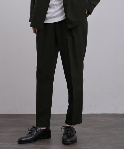 tk.TAKEO KIKUCHI（ティーケータケオキクチ）の「【上下2点セットアップ】AIRY DRY アソートセットアップ 吸水速乾/UVカット/マシーンウォッシャブル/ノーカラージャケット/シングルジャケット/ワイドテーパードパンツ（セットアップ・メンズ・ネイビー系/ブラック/ブラック系/ベージュ系/ネイビー/ベージュ・02/03/04/01）」の17枚目の写真