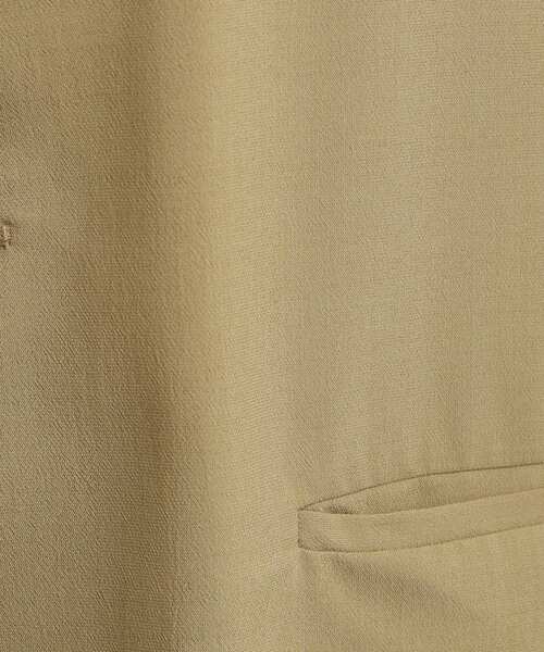 tk.TAKEO KIKUCHI（ティーケータケオキクチ）の「【上下2点セットアップ】AIRY DRY アソートセットアップ 吸水速乾/UVカット/マシーンウォッシャブル/ノーカラージャケット/シングルジャケット/ワイドテーパードパンツ（セットアップ・メンズ・ネイビー系/ブラック/ブラック系/ベージュ系/ネイビー/ベージュ・02/03/04/01）」の7枚目の写真