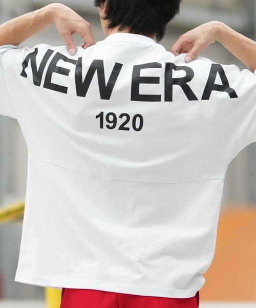 NEW ERA(ニューエラ)の「NEW ERA/ニューエラ 半袖 Tシャツ メンズ SS OS DST NE 1920 14856653/14856655(Tシャツ/カットソー・メンズ・ブラック/ホワイト・M/XXL/L/XL)」の1枚目の写真
