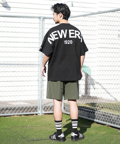 NEW ERA(ニューエラ)の「NEW ERA/ニューエラ 半袖 Tシャツ メンズ SS OS DST NE 1920 14856653/14856655(Tシャツ/カットソー・メンズ・ブラック/ホワイト・M/XXL/L/XL)」の4枚目の写真