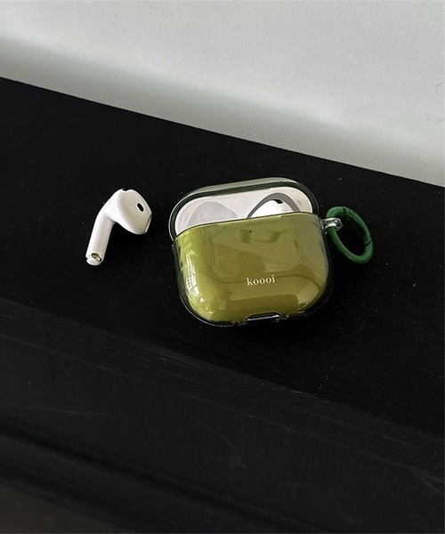 ヘッドフォン/イヤフォン AirPods セール】【 ammy. / エイミードット 】 ニュアンスカラー クリア
