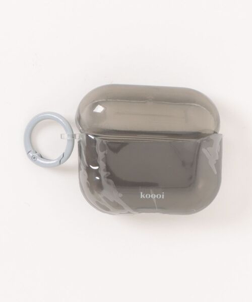 ammy.（エイミードット）の「【 ammy. / エイミードット 】 ニュアンスカラー クリア AirPodsケース / カラビナ付き（ヘッドフォン/イヤホン・レディース・グレー・A）」の7枚目の写真