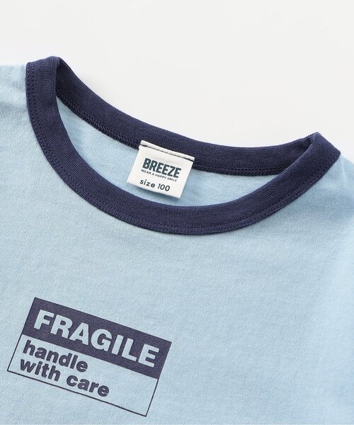 BREEZE（ブリーズ）の「【WEB限定】KUDOZ.B リンガーロゴ半袖Tシャツ（Tシャツ/カットソー・キッズ・レッド/サックスブルー・90/100/110/120/130/140/150/160）」の7枚目の写真
