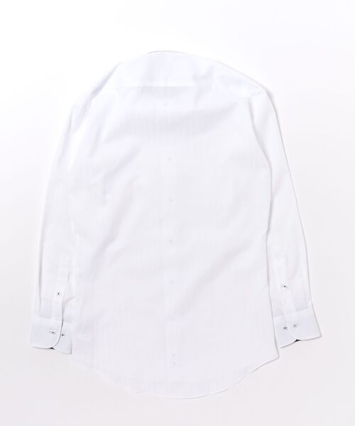TOKYO SHIRTS(トウキョウシャツ)の「【吸水速乾】 形態安定ノンアイロン ワイド 長袖ビジネスワイシャツ(ビジネスシャツ・メンズ・ホワイト・首回り41cm-裄丈82cm/首回り42cm-裄丈82cm/首回り41cm-裄丈86cm/首回り39cm-裄丈84cm/首回り39cm-裄丈80cm/首回り37cm-裄丈84cm/首回り37cm-裄丈80cm/首回り43cm-裄丈86cm/首回り43cm-裄丈82cm/首回り42cm-裄丈86cm)」の7枚目の写真