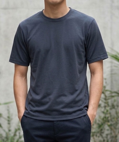 TETE(テット)の「【TETE SELECTION】ミニ裏毛クルーTシャツ(Tシャツ/カットソー・メンズ・ブラック/グレー/ネイビー・MEDIUM/LARGE/X-LARGE)」の3枚目の写真
