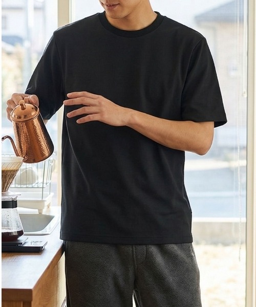 TETE(テット)の「【TETE SELECTION】ミニ裏毛クルーTシャツ(Tシャツ/カットソー・メンズ・ブラック/グレー/ネイビー・MEDIUM/LARGE/X-LARGE)」の2枚目の写真