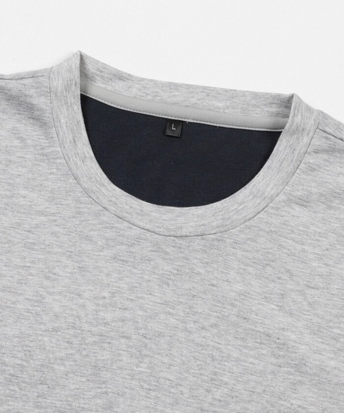 TETE(テット)の「【TETE SELECTION】ミニ裏毛クルーTシャツ(Tシャツ/カットソー・メンズ・ブラック/グレー/ネイビー・MEDIUM/LARGE/X-LARGE)」の8枚目の写真