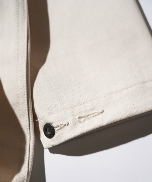 made in standard (メイドインスタンダード)の「MADE IN STANDARD メイドインスタンダード / USMC 40S P41 UTILITY JACKET(ミリタリージャケット・メンズ・ナチュラル/セージグリーン/ブラック・MEDIUM/LARGE)」の13枚目の写真