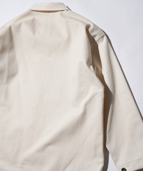 made in standard (メイドインスタンダード)の「MADE IN STANDARD メイドインスタンダード / USMC 40S P41 UTILITY JACKET(ミリタリージャケット・メンズ・ナチュラル/セージグリーン/ブラック・MEDIUM/LARGE)」の14枚目の写真