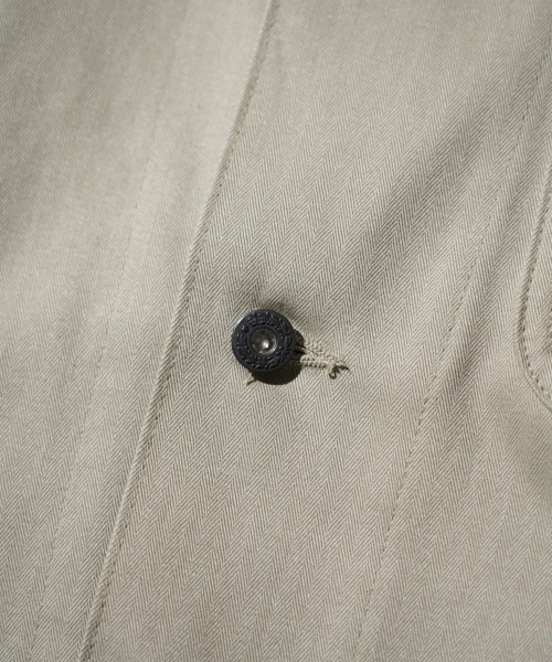 made in standard (メイドインスタンダード)の「MADE IN STANDARD メイドインスタンダード / USMC 40S P41 UTILITY JACKET(ミリタリージャケット・メンズ・ナチュラル/セージグリーン/ブラック・MEDIUM/LARGE)」の19枚目の写真