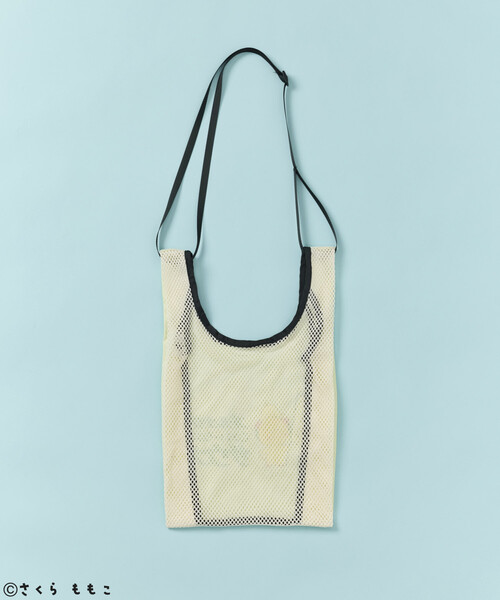 FREAK'S STORE（フリークスストア）の「COJI-COJI × SAUVENIR × FREAK'S STORE/コジコジ × サウベニア × フリークスストア 別注 オールナイトサウナ タオル メッシュバッグセット（ショルダーバッグ・メンズ・レモンイエロー/サックスブルー・ONE SIZE）」の9枚目の写真