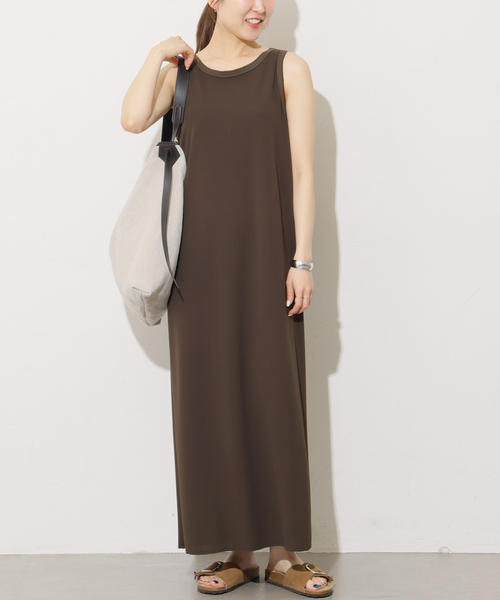 JOURNAL STANDARD relume（ジャーナルスタンダード　レリューム）の「《追加》カットジャージーワンピース（ワンピース・レディース・ブラック/ブラウン・FREE）」の10枚目の写真