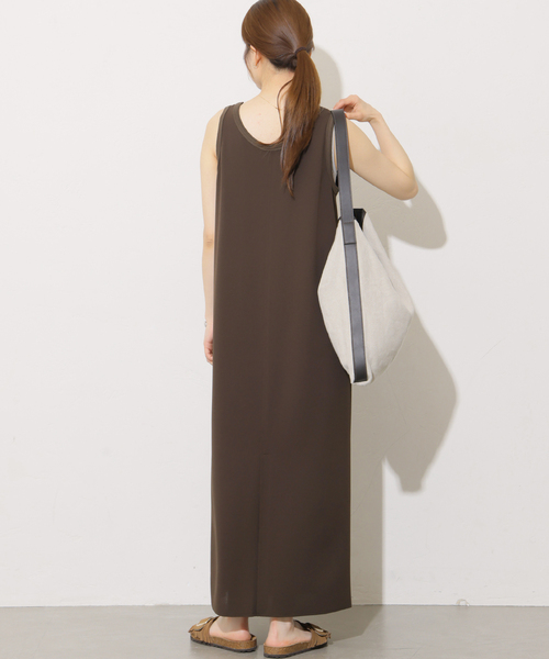 JOURNAL STANDARD relume（ジャーナルスタンダード　レリューム）の「《追加》カットジャージーワンピース（ワンピース・レディース・ブラック/ブラウン・FREE）」の12枚目の写真