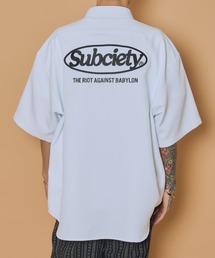 Subciety | Embroidery oval logo shirt(シャツ/ブラウス)