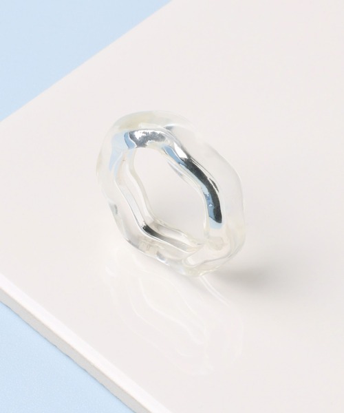 Flowering(フラワーリング)の「Clear Shiny/クリア/ニュアンス/リング(リング・レディース・その他/ブルー/クリア/ブルー系2/ブルー系1/その他1・FREE)」の11枚目の写真