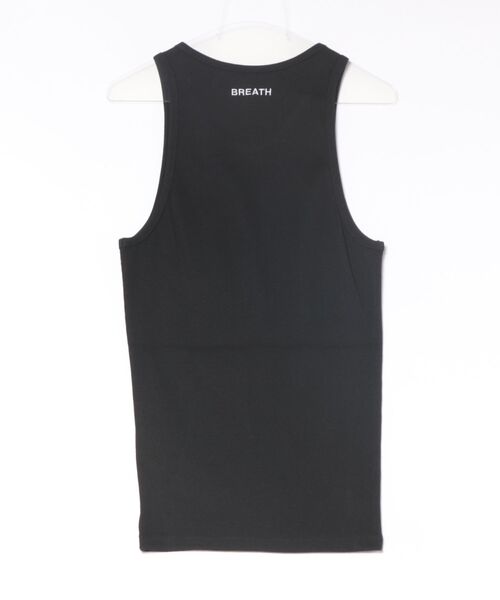 STYLISE（スタイライズ）の「【BREATH】LOGO RIB TANK TOP / ブラック [BR26SS-C5011]（タンクトップ・メンズ・ブラック・L/M）」の8枚目の写真
