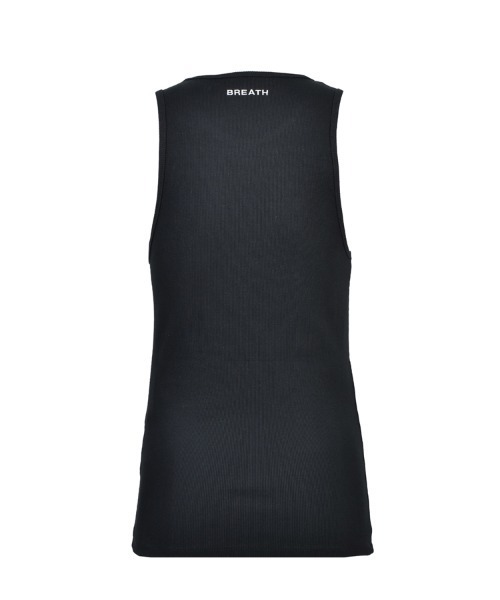 STYLISE（スタイライズ）の「【BREATH】LOGO RIB TANK TOP / ブラック [BR26SS-C5011]（タンクトップ・メンズ・ブラック・L/M）」の3枚目の写真