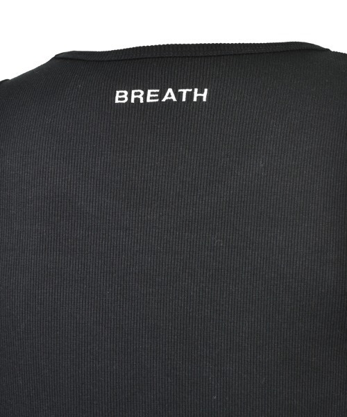 STYLISE（スタイライズ）の「【BREATH】LOGO RIB TANK TOP / ブラック [BR26SS-C5011]（タンクトップ・メンズ・ブラック・L/M）」の5枚目の写真