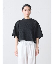 MidiUmi（ミディウミ）の「MidiUmi ドット柄ワイドシャツプルオーバー（シャツ/ブラウス）」