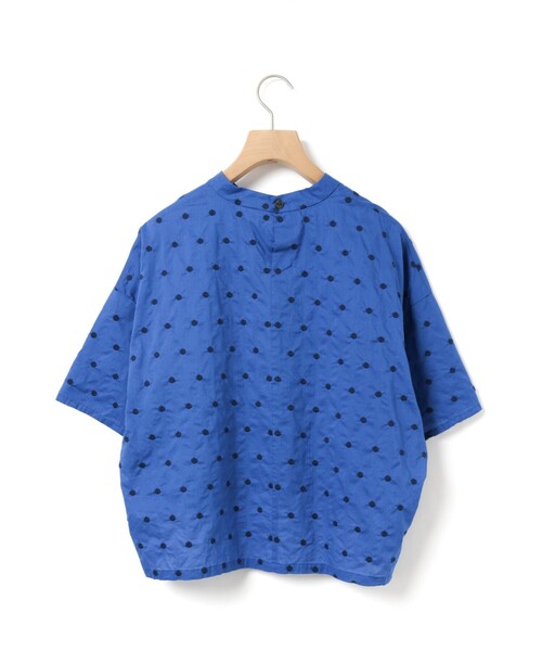 MidiUmi（ミディウミ）の「MidiUmi ドット柄ワイドシャツプルオーバー（シャツ/ブラウス・レディース・オフホワイト/ブルー/ブラック・FREE）」の14枚目の写真