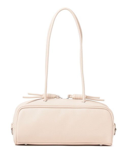 Demi-Luxe BEAMS（デミルクス ビームス）の「＆MyuQ / KAKU ワイド バッグ（トートバッグ・レディース・ホワイト/ブラック・ONE SIZE）」の4枚目の写真