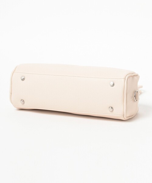 Demi-Luxe BEAMS（デミルクス ビームス）の「＆MyuQ / KAKU ワイド バッグ（トートバッグ・レディース・ホワイト/ブラック・ONE SIZE）」の7枚目の写真