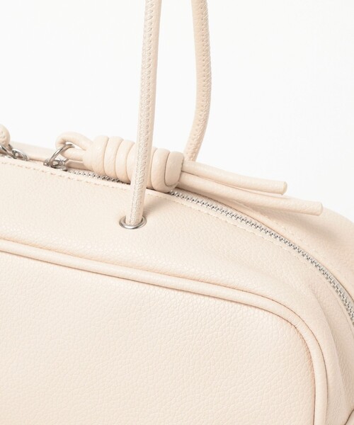 Demi-Luxe BEAMS（デミルクス ビームス）の「＆MyuQ / KAKU ワイド バッグ（トートバッグ・レディース・ホワイト/ブラック・ONE SIZE）」の8枚目の写真