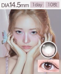 rom'u（ロミュ）の「ロミュ ワンデー ピンキーパピヨン (10枚入り)（コンタクトレンズ・カラコン）」