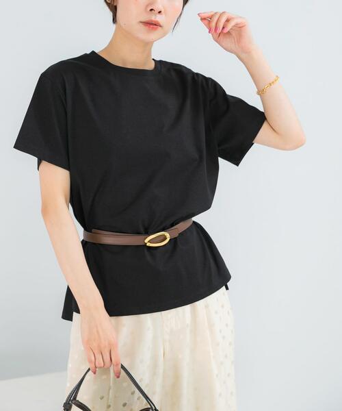 URBAN RESEARCH ROSSO WOMEN（アーバンリサーチ　ロッソ）の「UVカットアイスコットンカットソー（Tシャツ/カットソー・レディース・ブラック/ミント/オフホワイト・FREE）」の13枚目の写真
