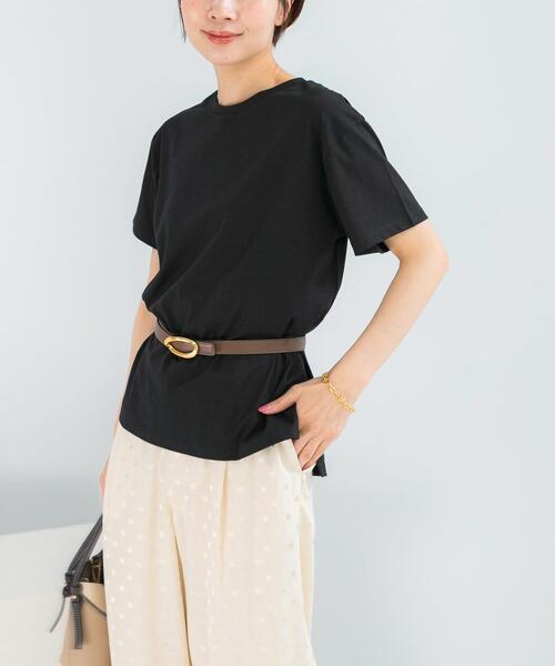 URBAN RESEARCH ROSSO WOMEN（アーバンリサーチ　ロッソ）の「UVカットアイスコットンカットソー（Tシャツ/カットソー・レディース・ブラック/ミント/オフホワイト・FREE）」の14枚目の写真