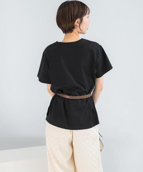 URBAN RESEARCH ROSSO WOMEN（アーバンリサーチ　ロッソ）の「UVカットアイスコットンカットソー（Tシャツ/カットソー・レディース・ブラック/ミント/オフホワイト・FREE）」の15枚目の写真