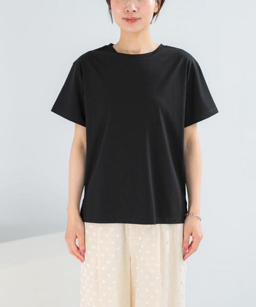 URBAN RESEARCH ROSSO WOMEN（アーバンリサーチ　ロッソ）の「UVカットアイスコットンカットソー（Tシャツ/カットソー・レディース・ブラック/ミント/オフホワイト・FREE）」の18枚目の写真
