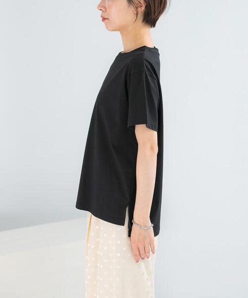 URBAN RESEARCH ROSSO WOMEN（アーバンリサーチ　ロッソ）の「UVカットアイスコットンカットソー（Tシャツ/カットソー・レディース・ブラック/ミント/オフホワイト・FREE）」の19枚目の写真