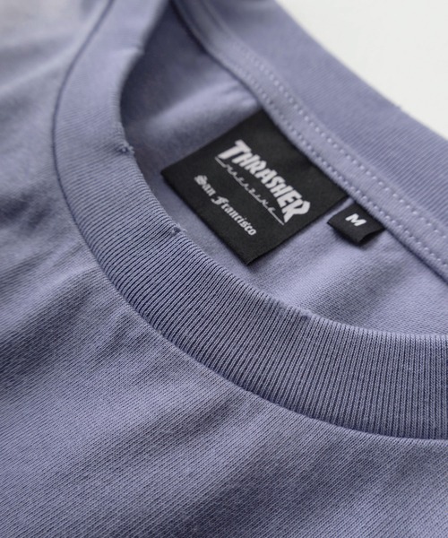 THRASHER(スラッシャー)の「【70】【THRASHER/スラッシャー】ヴィンテージライク フェード加工 バックロゴプリント クルーネックTシャツ/ショート丈有り(Tシャツ/カットソー・メンズ・ネイビー/ブラウン/ピンク/ブラック・FREE/M/L/XL)」の12枚目の写真