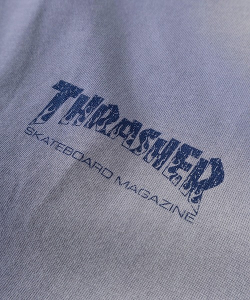 THRASHER(スラッシャー)の「【70】【THRASHER/スラッシャー】ヴィンテージライク フェード加工 バックロゴプリント クルーネックTシャツ/ショート丈有り(Tシャツ/カットソー・メンズ・ネイビー/ブラウン/ピンク/ブラック・FREE/M/L/XL)」の17枚目の写真