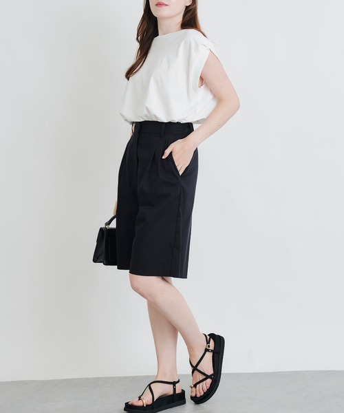 PICCIN(ピッチン)の「【セットアップ可能】麻混バミューダパンツ(その他パンツ・レディース・オフホワイト/ブラック・S/M)」の13枚目の写真