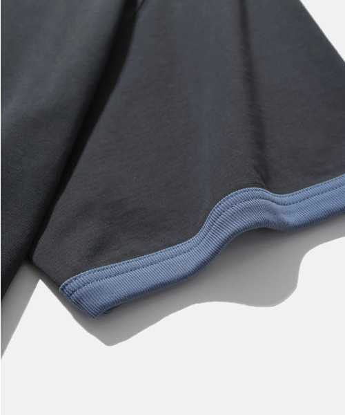 MOIF（モイフ）の「[SS26] RINGER H/S TEE / CHARCOAL（Tシャツ/カットソー・メンズ・その他・1(S)/2(M)/3(L)）」の7枚目の写真