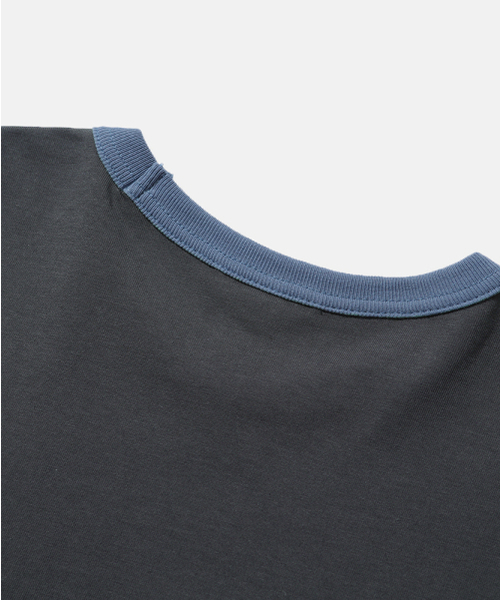 MOIF（モイフ）の「[SS26] RINGER H/S TEE / CHARCOAL（Tシャツ/カットソー・メンズ・その他・1(S)/2(M)/3(L)）」の4枚目の写真