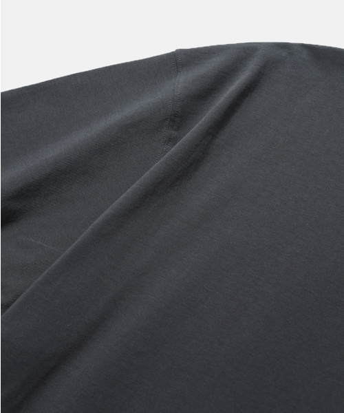 MOIF（モイフ）の「[SS26] RINGER H/S TEE / CHARCOAL（Tシャツ/カットソー・メンズ・その他・1(S)/2(M)/3(L)）」の3枚目の写真