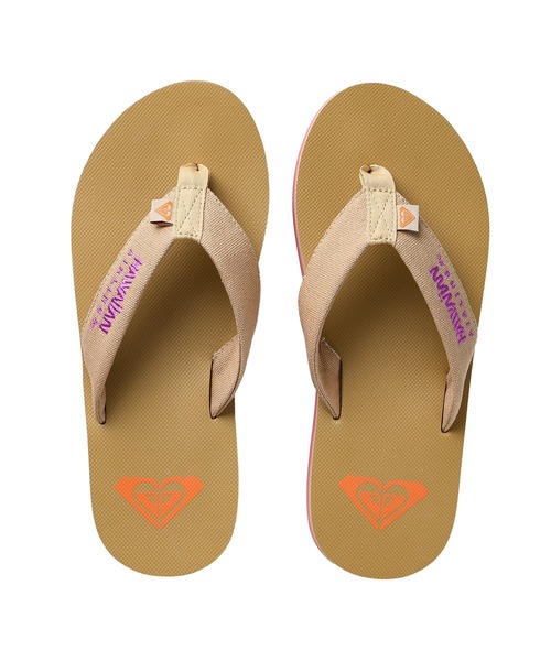 ROXY(ロキシー)の「ROXY x HAWAIIAN AIRLINES FLIP FLOP ポーチ付きビーチサンダル 【2026年夏モデル】(サンダル・レディース・ホワイト/ベージュ・25cm/24cm/23cm)」の15枚目の写真